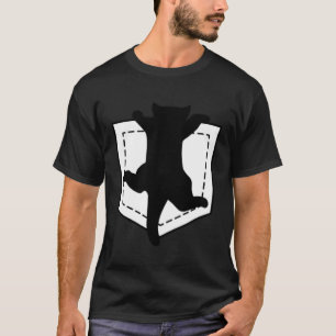 Enjoy Funny Sarcastic Pocket Cat Novelty Graphic C T-Shirt