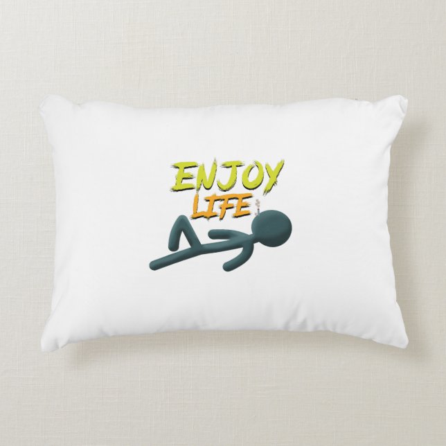 Enjoy Life Decorative Cushion (Front)