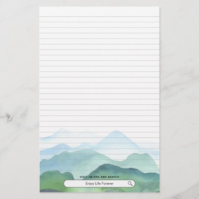 Enjoy Life Forever | JW Stationery (Front)