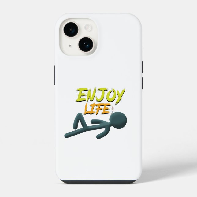 Enjoy Life iPhone Case (Back)