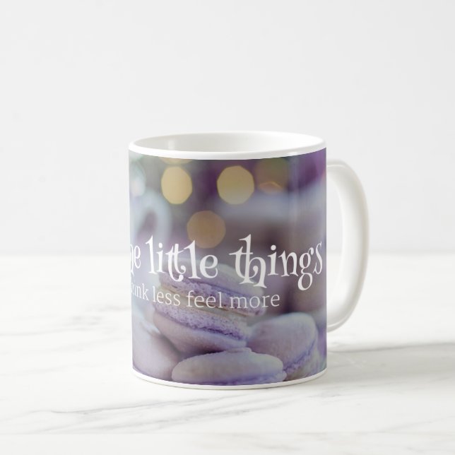 Enjoy Life: Little Things & Big Feelings Coffee Mug (Front Right)