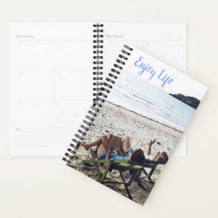 "Enjoy Life" On the Beach Personal Journal Planner