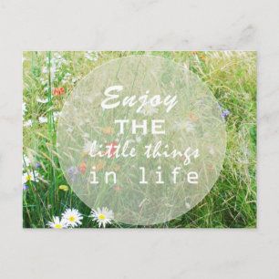 Enjoy life postcard