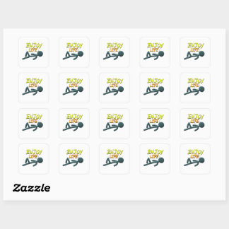Enjoy Life Square Sticker