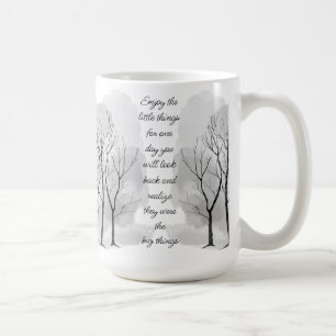 Enjoy Little Things Inspirational Life Quote Coffee Mug
