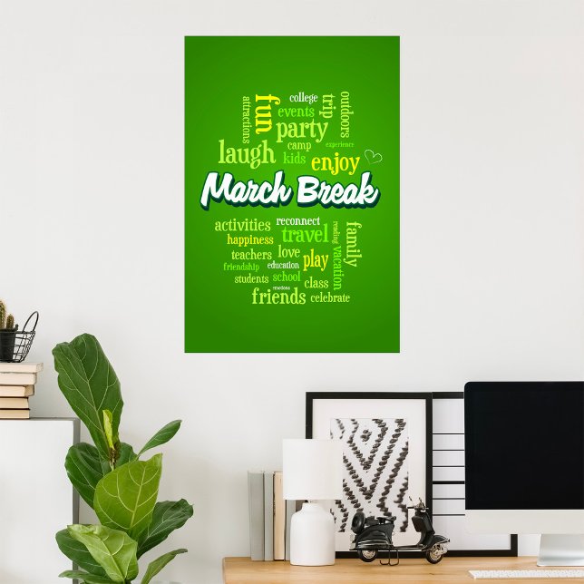 Enjoy March Break Poster (Creator Uploaded)