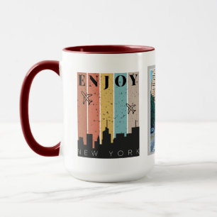 Enjoy New York Travelling Photo Mug