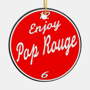 Enjoy Pop Rouge Ceramic Tree Decoration