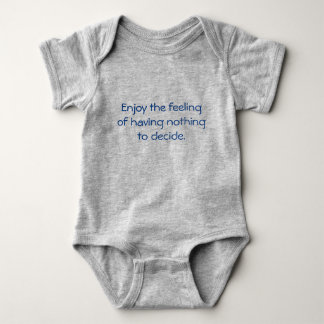 Enjoy quote baby bodysuit
