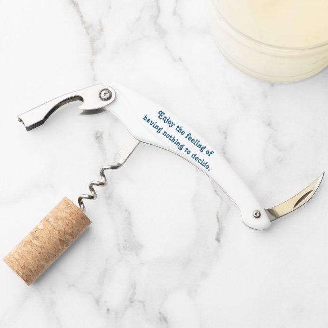 Enjoy quote corkscrew