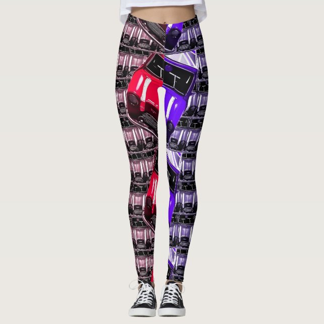 "Enjoy Racing Car" Leggings (Front)