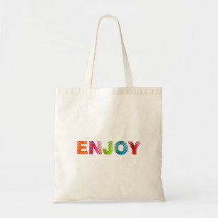 Enjoy Rainbow Tote Bag