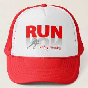 Enjoy running trucker hat