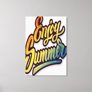 Enjoy Summer Canvas Print