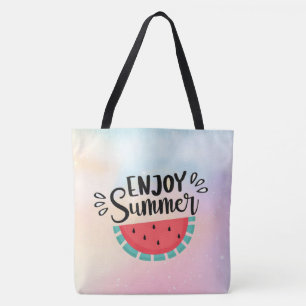 Enjoy Summer Watermelon Tote Bag