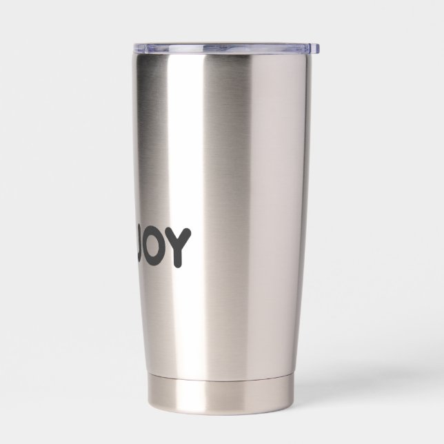 Enjoy T-Shirt Insulated Tumbler (Left)