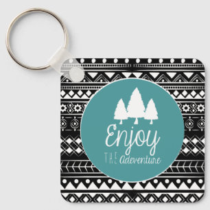 Enjoy The Adventure Boho Key Ring