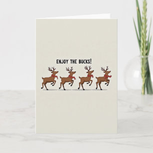 Enjoy The Bucks Christmas Card