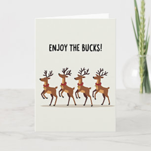 Enjoy The Bucks Holiday Card