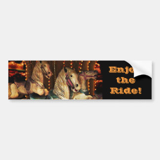 Enjoy the Carousel Ride Bumper Sticker