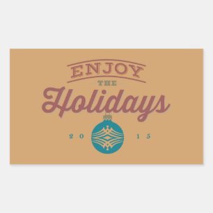Enjoy the Holidays 2015 Stickers