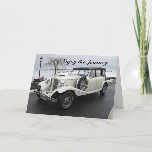 Enjoy the journey car card (Front)
