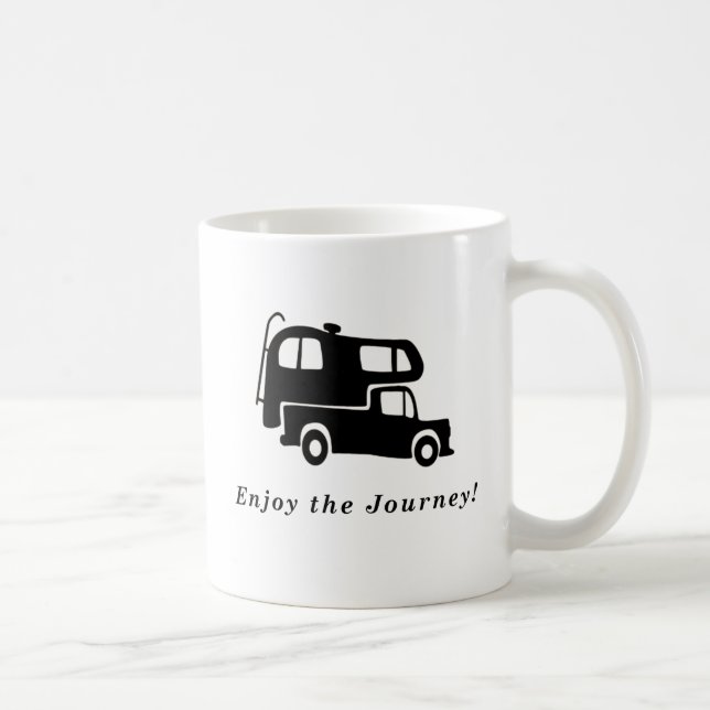 Enjoy The Journey - Truck Camper Mug (Right)