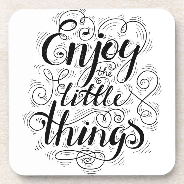 Enjoy The Little Things 1 Coaster (Front)