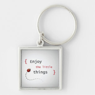 Enjoy The Little Things 2 Key Ring