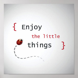 Enjoy The Little Things 2 Poster