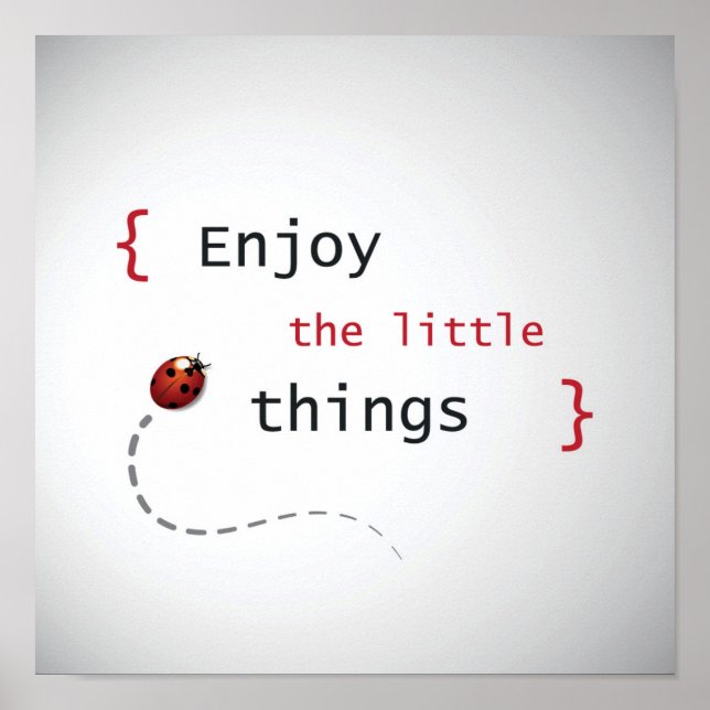 Enjoy The Little Things 2 Poster (Front)
