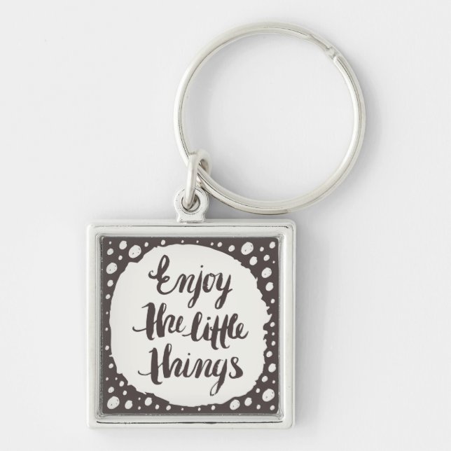 Enjoy The Little Things 3 Key Ring (Front)