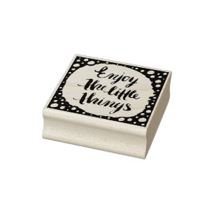 Enjoy The Little Things 3 Rubber Stamp