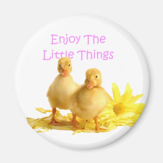 Enjoy The Little Things, Ducklings Magnet (Front)