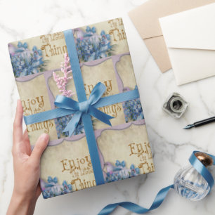 Enjoy the Little Things Glossy Wrapping Paper