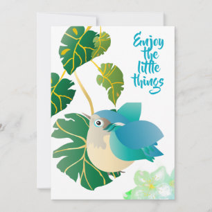 Enjoy the little things invitation