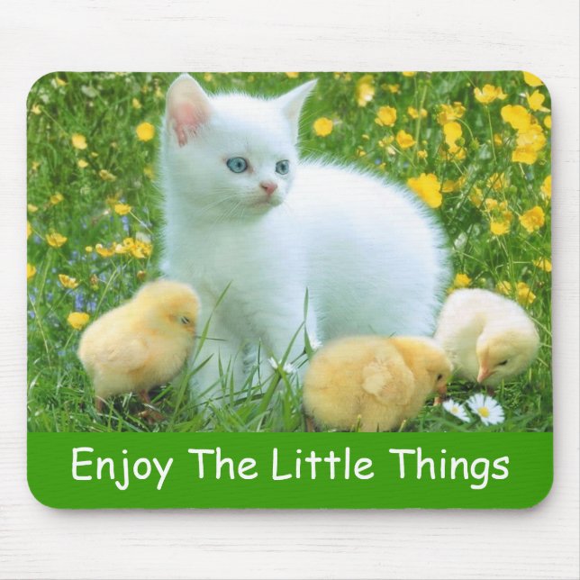 Enjoy The Little Things Mouse Mat (Front)