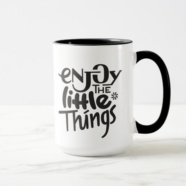 Enjoy the little things mug (Right)