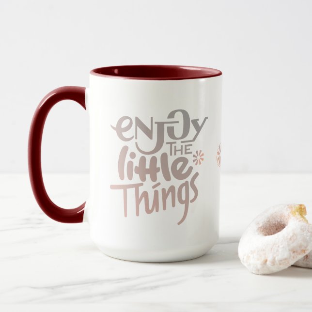 Enjoy The Little Things Mug (With Donut)