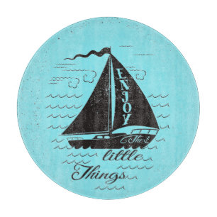 Enjoy The Little Things Poster Cutting Board