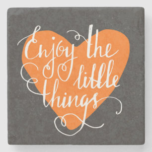 Enjoy The Little Things Stone Coaster