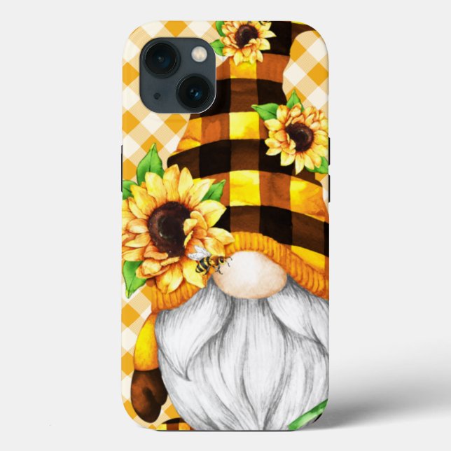 Enjoy the Little Things Sunflower Gnome Case-Mate iPhone Case (Back)