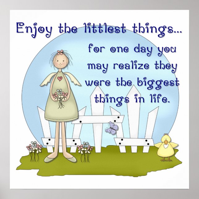Enjoy the Littlest Things Print (Front)