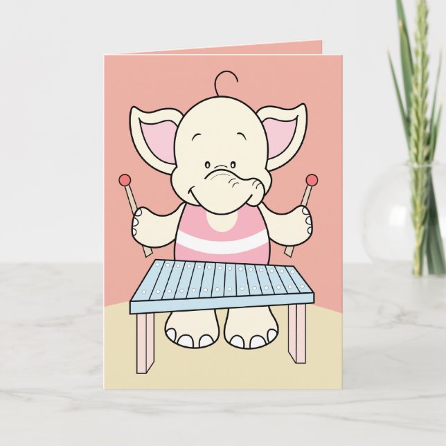 Enjoy the Music Greeting Card (Front)