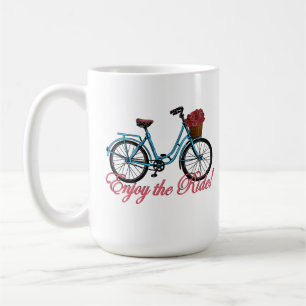 Enjoy The Ride Cute Bicycle Coffee Mug