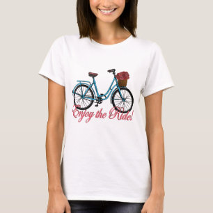 Enjoy The Ride Cute Bicycle T-Shirt