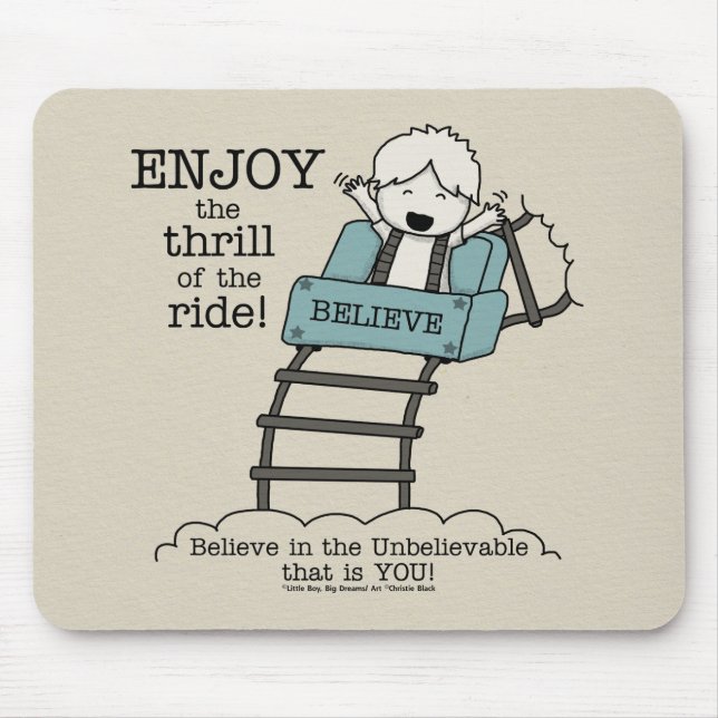 Enjoy the Ride Mouse Mat (Front)