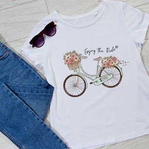 Enjoy the ride vintage Bicycle women's  T-Shirt