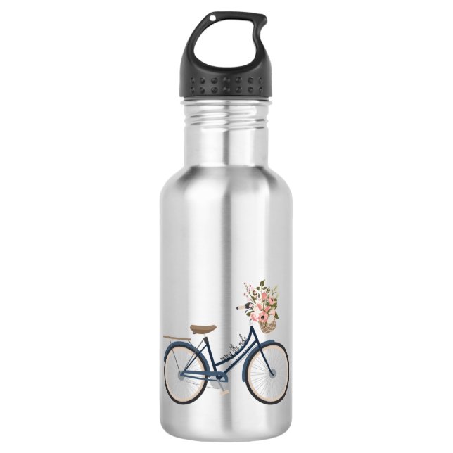 Enjoy the ride - water bottle for bike lover (Front)