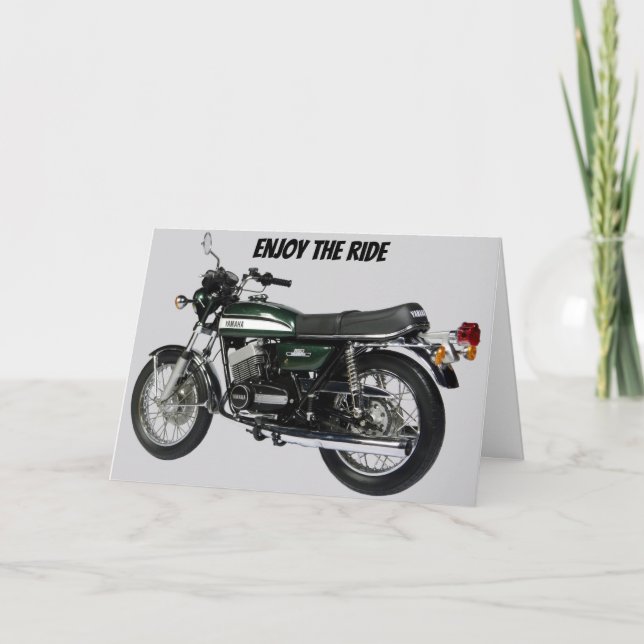 **ENJOY THE RIDE** YOU ARE ***50*** CARD (Front)